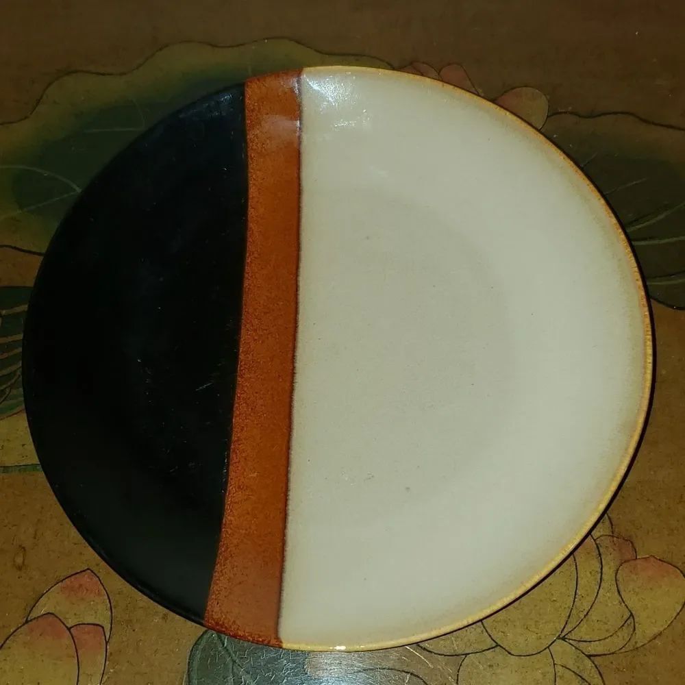 Sango Tempo Black Salad Plate 8"